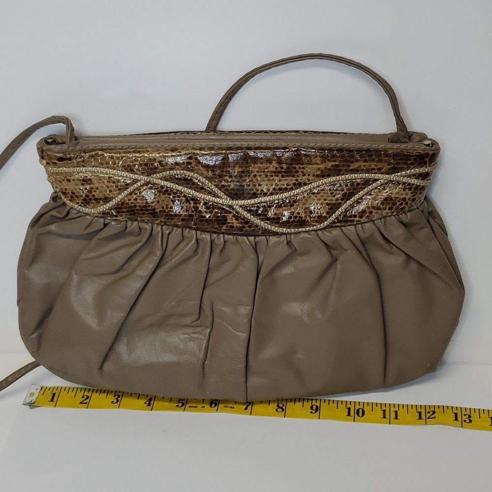 Vintage Hala Leather Clutch Shoulder Bag - Picture 2 of 8